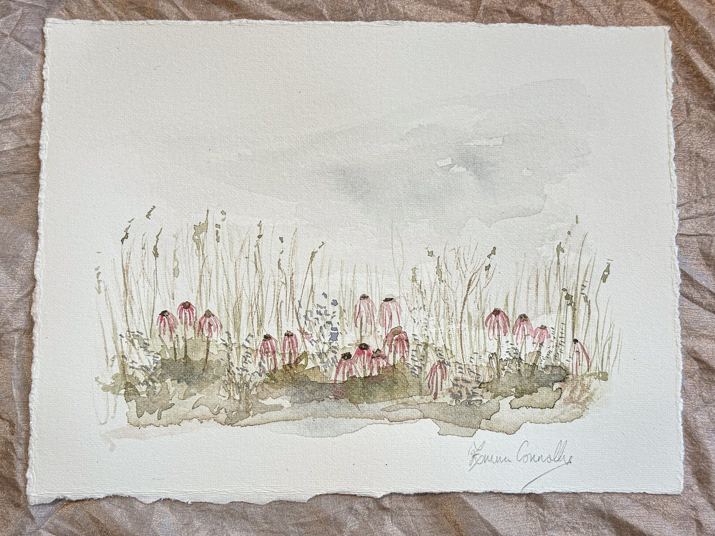 Prairie Flowers Watercolour