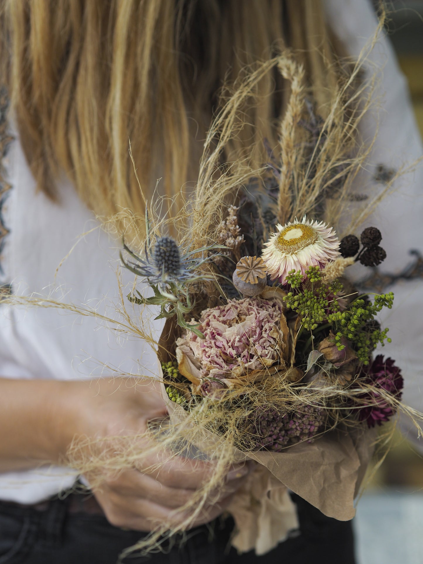 Small Dried Flower Bouquet