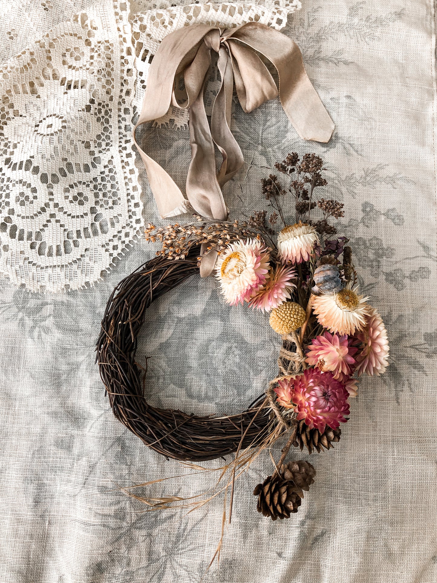 Miniature Dried Wreath 01