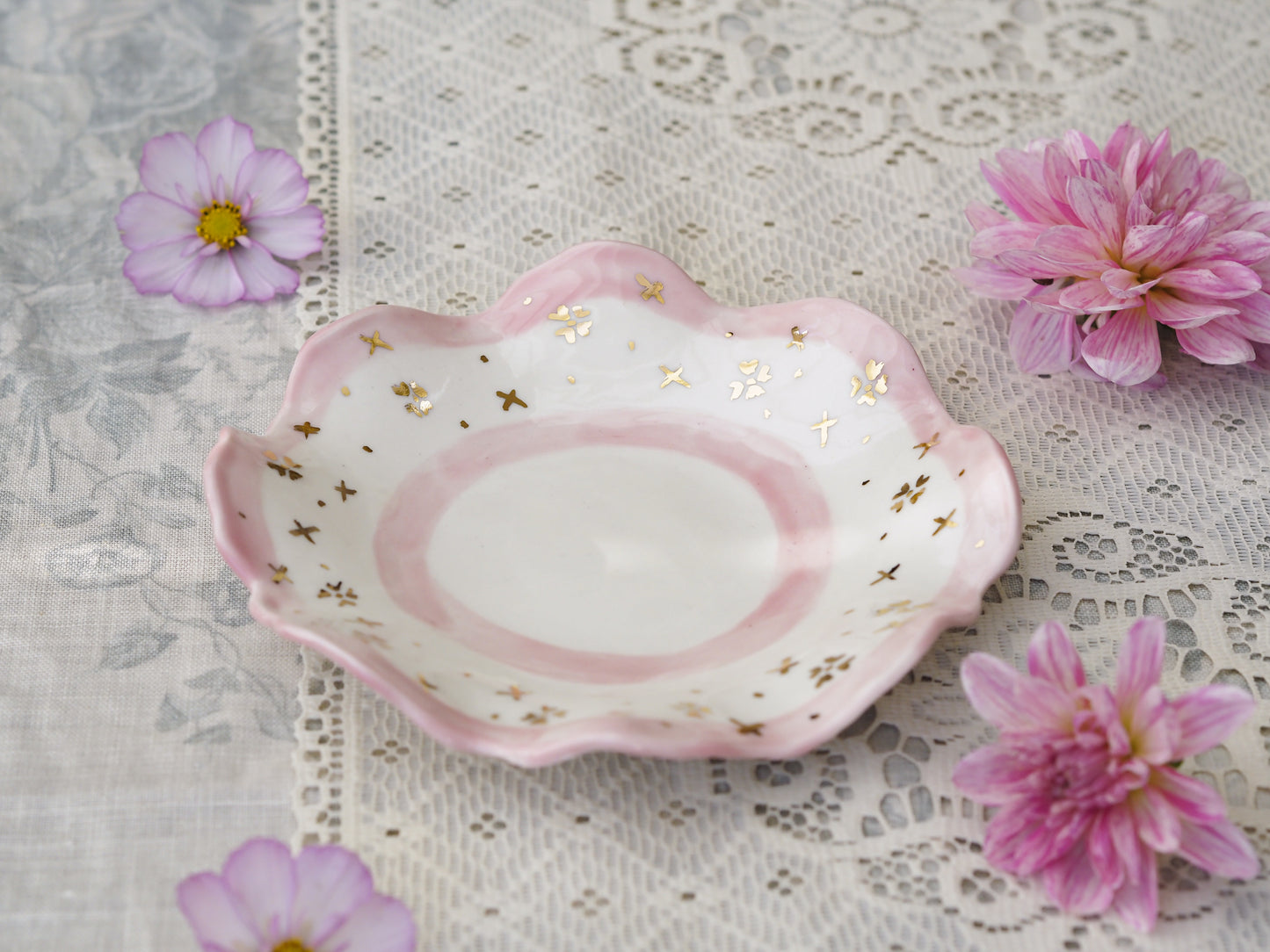 Frilly Petit Fours Plate