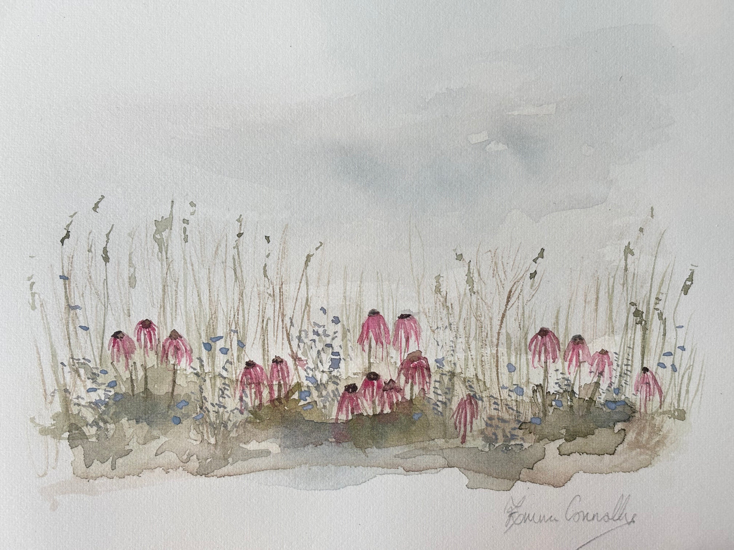 Prairie Flowers Watercolour