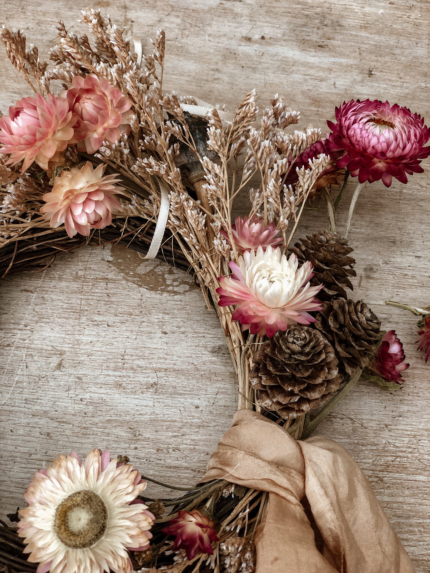 Miniature Dried Floral Wreath