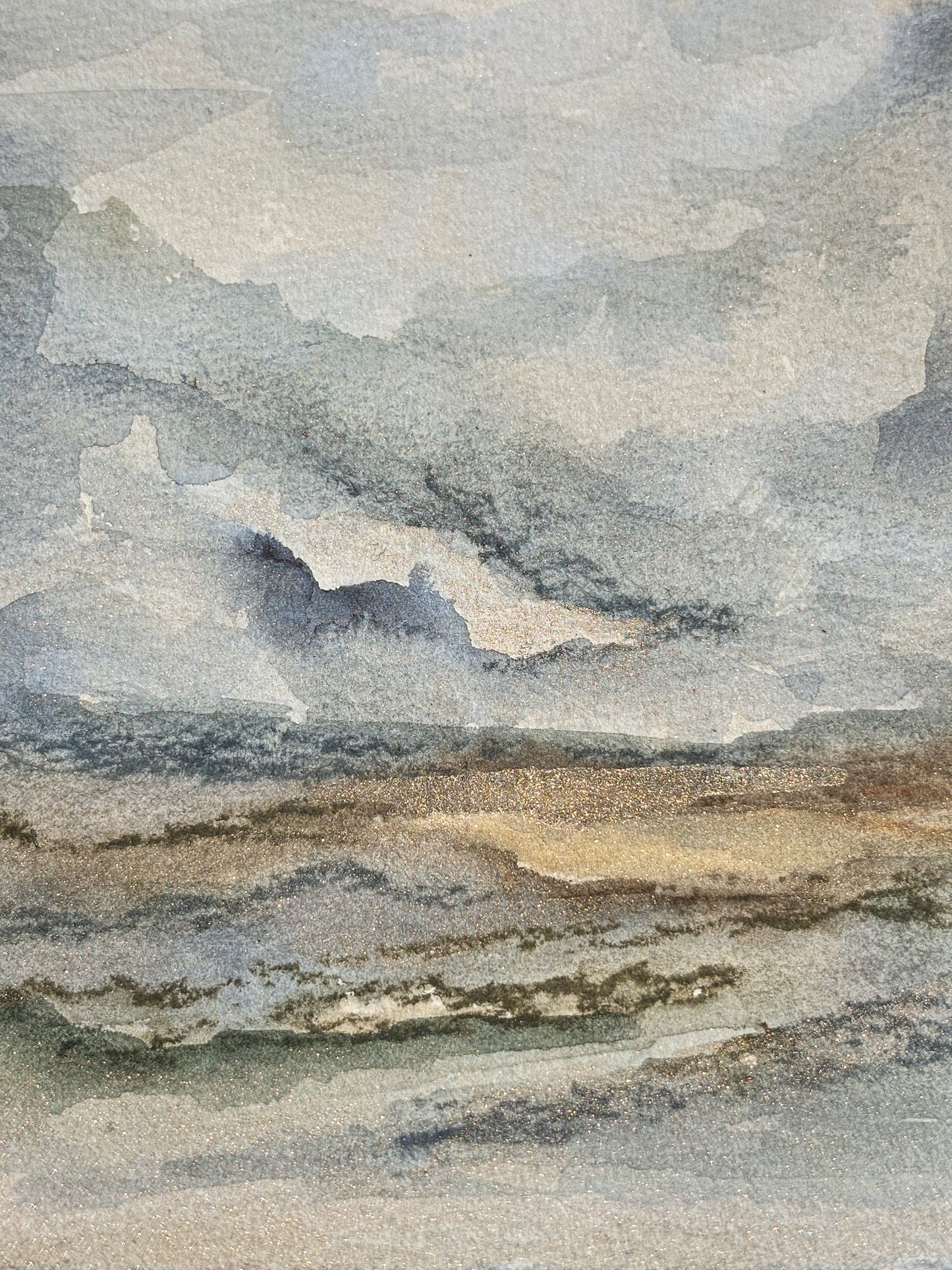 Winter landscape Watercolour