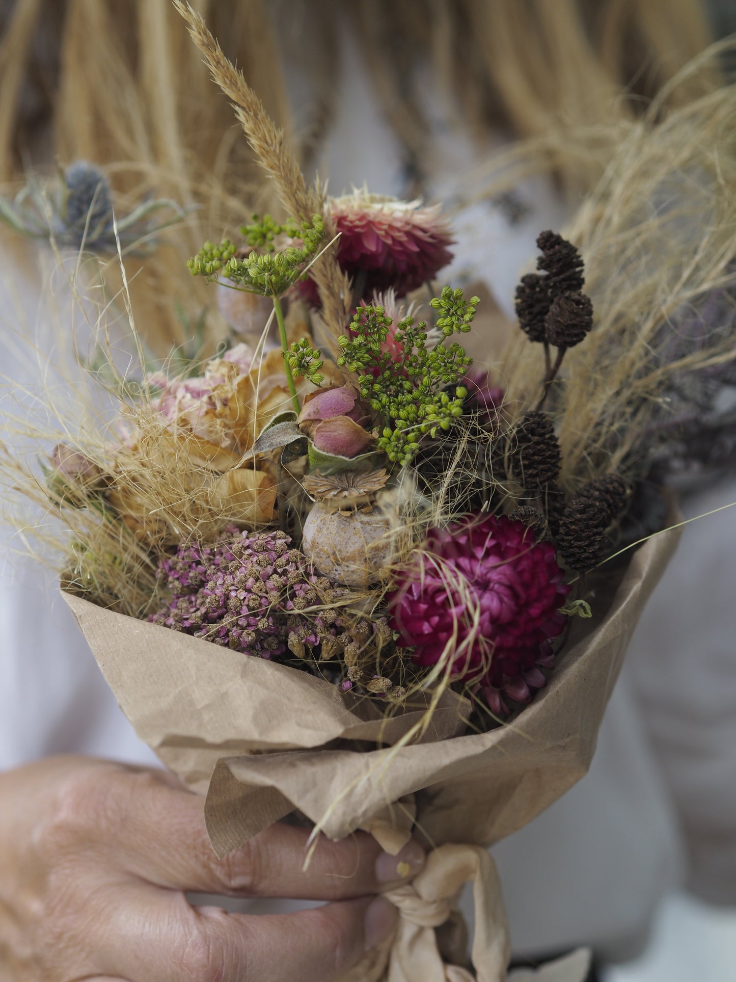 Small Dried Flower Bouquet