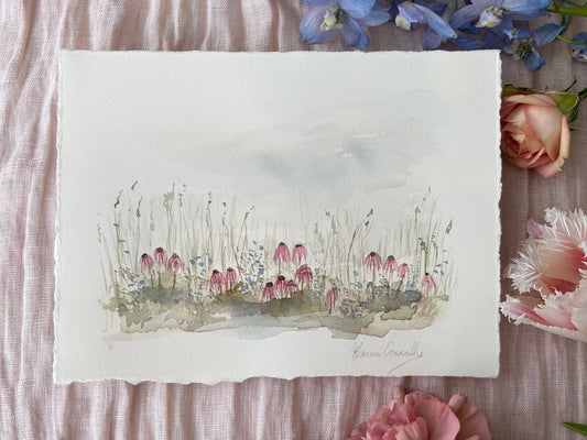 Prairie Flowers Watercolour