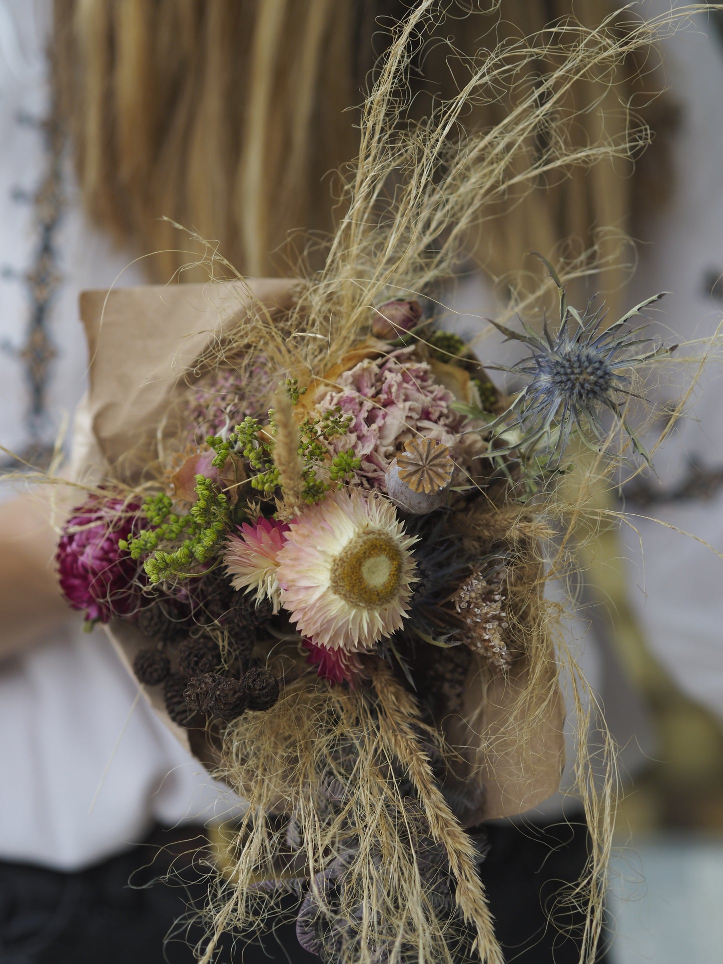 Small Dried Flower Bouquet