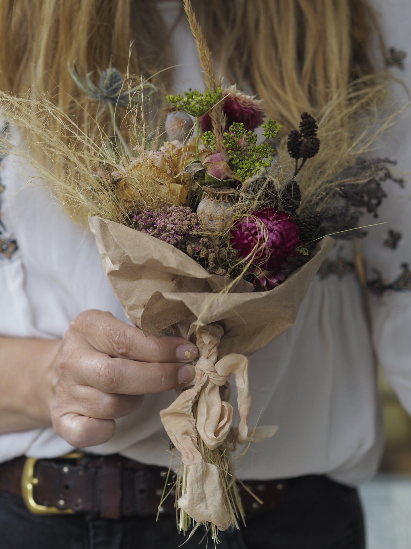 Small Dried Flower Bouquet