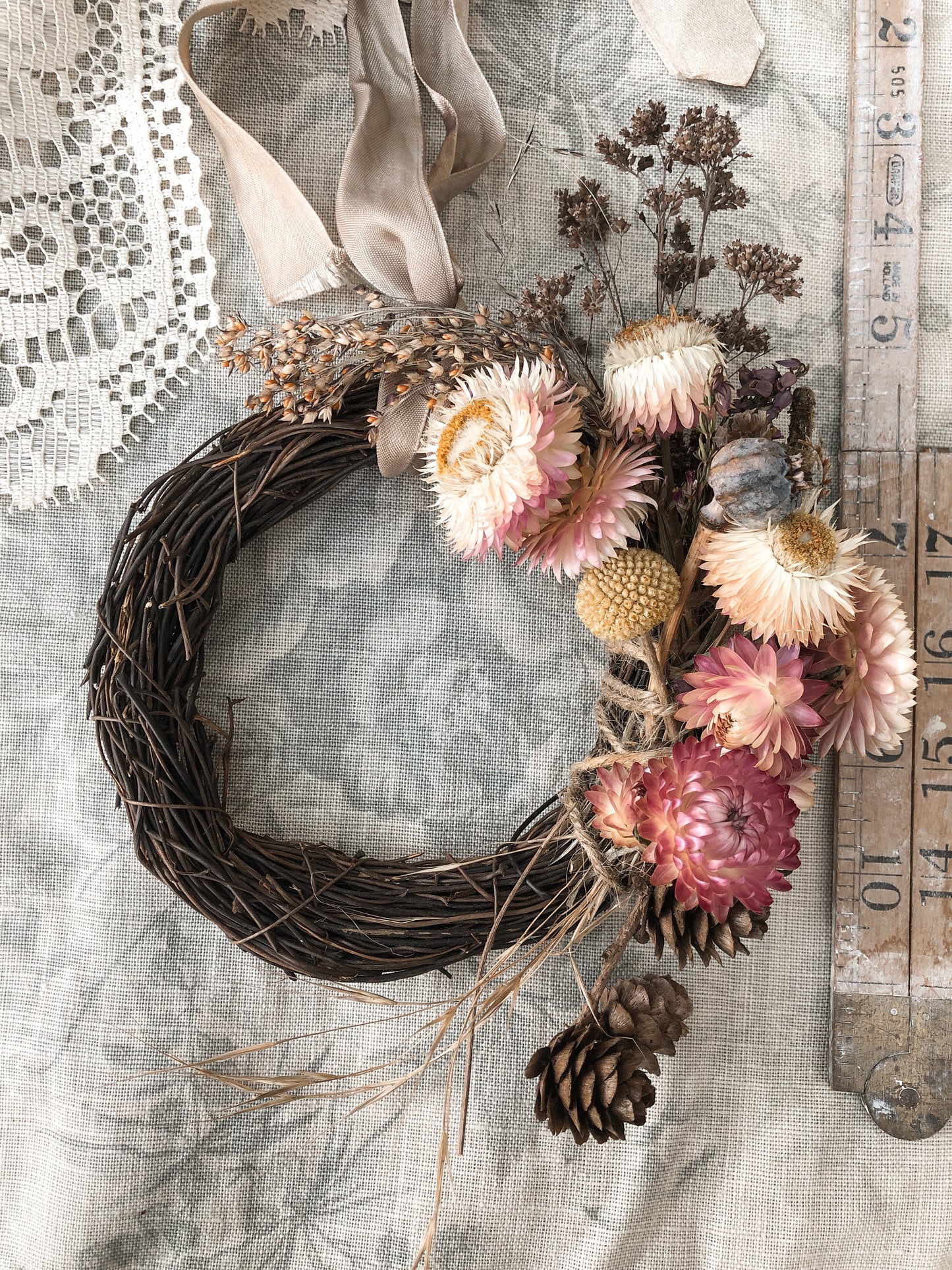 Miniature Dried Wreath 01