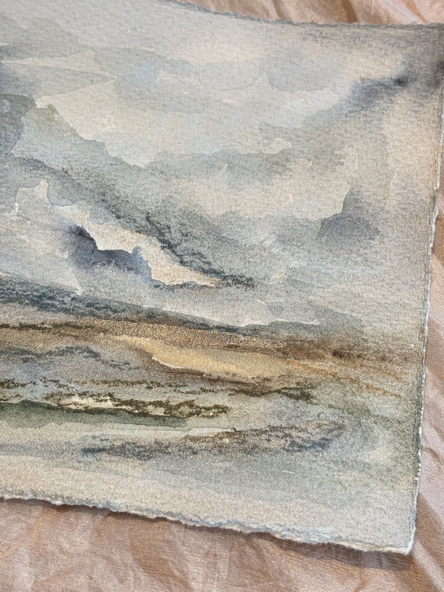 Winter landscape Watercolour