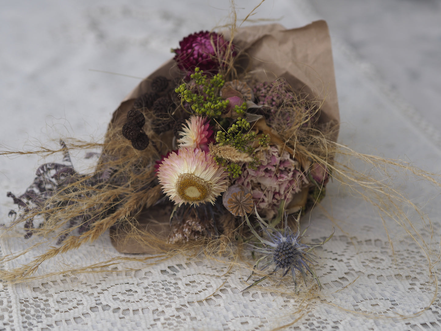 Small Dried Flower Bouquet